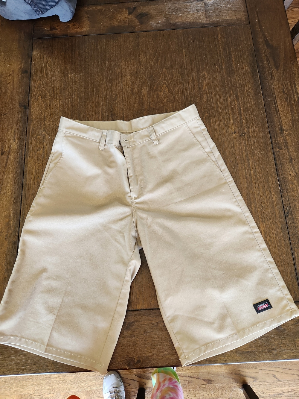 Dickies Loose Fit Flat Front Work Shorts 13" Style C394644 Khaki Color